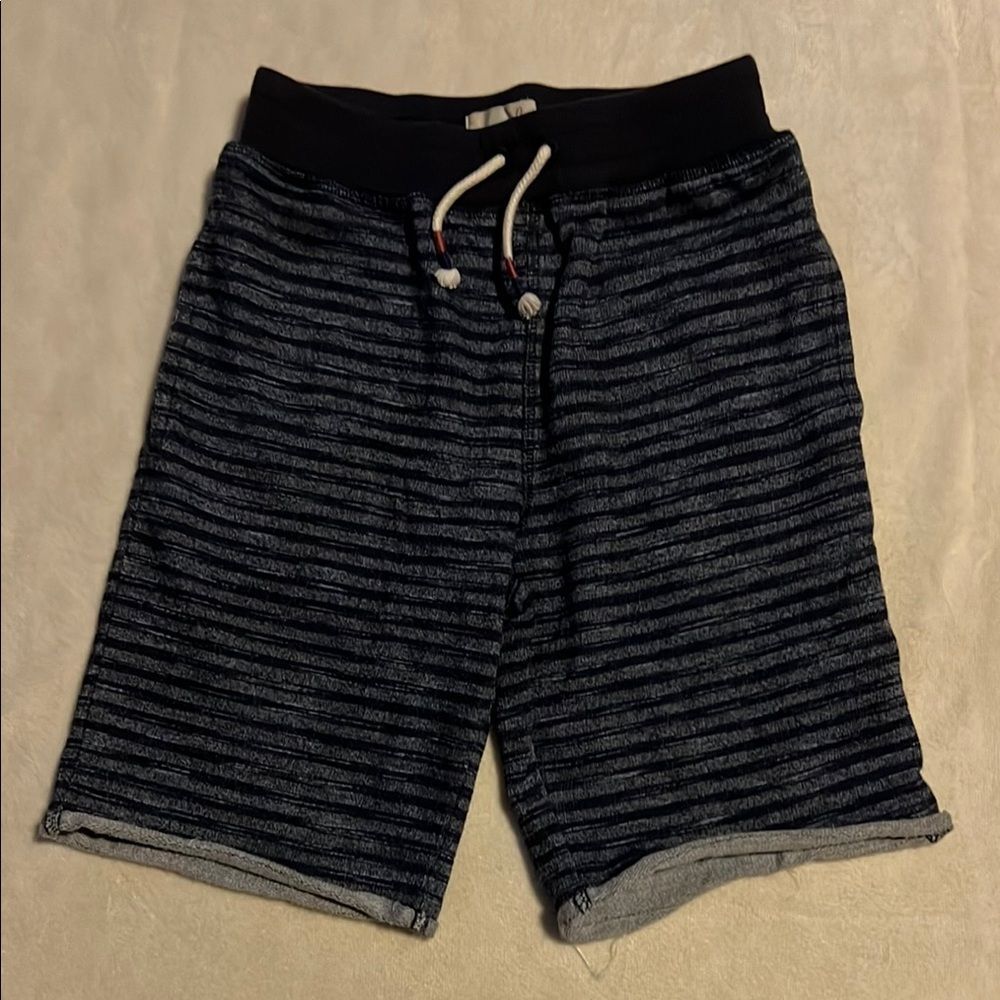 Peek Black and Gray Casual Knit Shorts